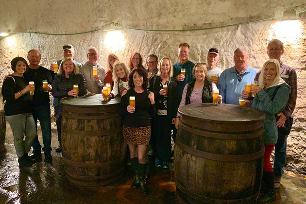Cheers to family and friends