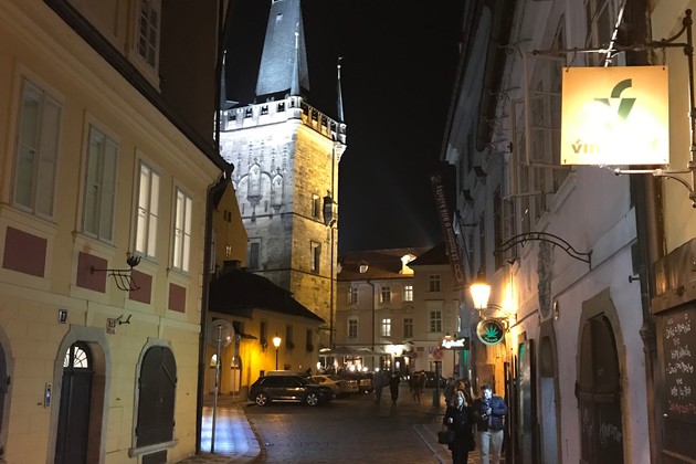 Night time in Danube